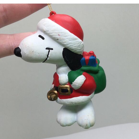 Rare Wilton Vintage Peanuts Snoopy Collectible Christmas Ornaments Lot of 3 - Picture 9 of 11